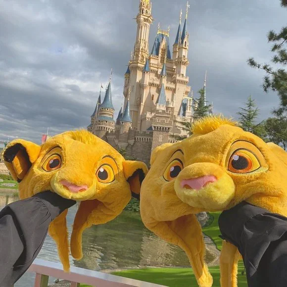 Tokyo Disney costume simba plush hat